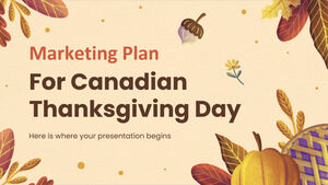 Plano MK para o Dia de Ação de Graças canadense