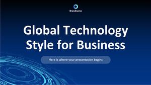 Stil global de tehnologie pentru afaceri
