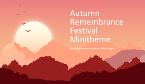 Minitema do Festival da Lembrança do Outono