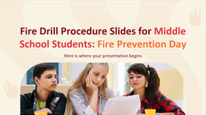 Slajdy z procedurą ćwiczeń przeciwpożarowych dla uczniów gimnazjów: Dzień zapobiegania pożarom