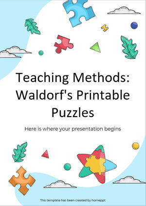 교육 방법: Waldorf의 인쇄 가능한 퍼즐