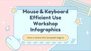 Infografice ale atelierului de utilizare eficientă a mouse-ului și tastaturii