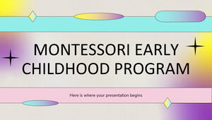 Programul Montessori pentru copilăria timpurie