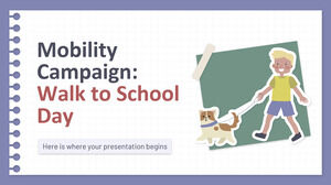 Campanha de Mobilidade: Dia de Caminhar para a Escola