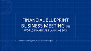 Réunion d'affaires sur le plan financier à l'occasion de la Journée mondiale de la planification financière
