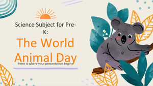 Pre-K를 위한 과학 과목: 세계 동물의 날