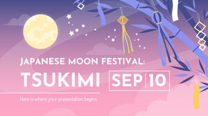 Fête de la lune japonaise : Tsukimi