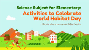 초등 과학 과목: 세계 서식지의 날 기념 활동