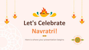 让我们庆祝 Navratri！