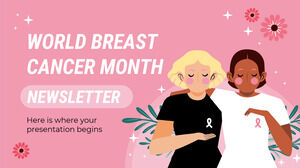 النشرة الإخبارية للشهر العالمي لسرطان الثدي