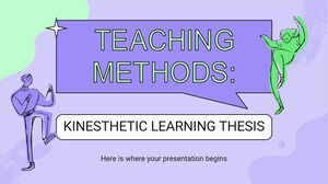Metody nauczania: teza o uczeniu kinestetycznym