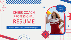 Currículum profesional de Cheer Coach