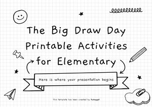 The Big Draw Day Druckbare Aktivitäten für Grundschüler