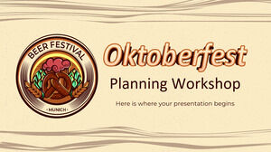 Atelier de planification de l'Oktoberfest