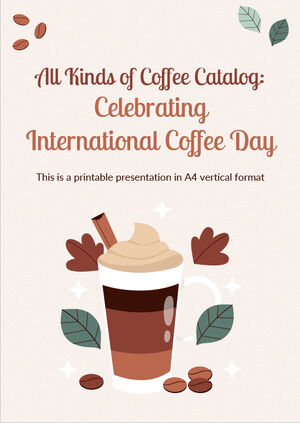 各種咖啡目錄：慶祝國際咖啡日