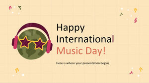 Uluslararası Müzik Günü kutlu olsun!