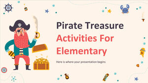 Actividades del tesoro pirata para primaria