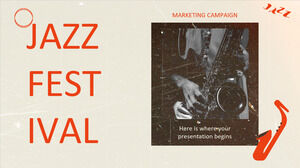 Marketing de la campagne MK du festival de jazz