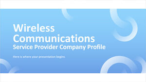 Profilul companiei furnizorului de servicii de comunicații fără fir
