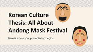 韩国文化论文：关于安东面具节