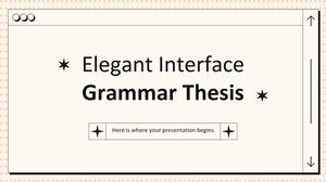 Elegancki interfejs Teza gramatyczna