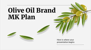 Plan MK de la marque d'huile d'olive