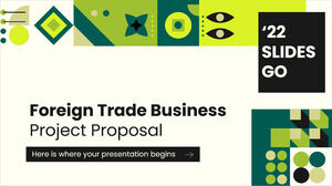 Propunere de proiect de afaceri de comerț exterior