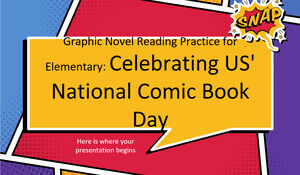 İlkokul için Grafik Roman Okuma Alıştırması: ABD'nin Ulusal Çizgi Roman Günü Kutlaması