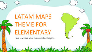 موضوع خرائط Latam للمرحلة الابتدائية