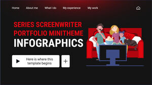 Serie Screenwriter Portfolio Minitheme Infographics