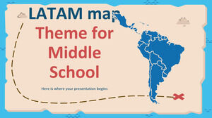 ธีมแผนที่ LATAM สำหรับโรงเรียนมัธยม