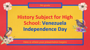 Materia de Historia para Bachillerato: Día de la Independencia de Venezuela
