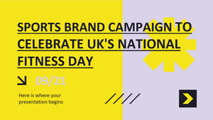 Kampania marki sportowej z okazji Narodowego Dnia Fitness w Wielkiej Brytanii
