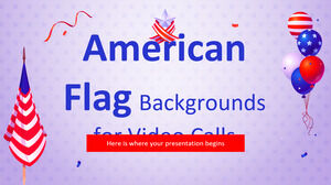Фоны американского флага для видеозвонков