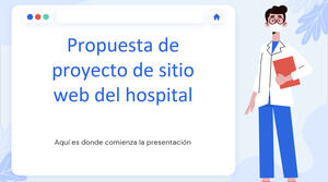 Propunerea de proiect pe site-ul spitalului