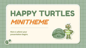Minitema țestoase fericite