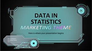 Data in Statistics Marketing Theme