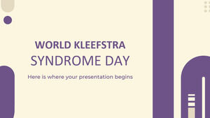Giornata Mondiale della Sindrome di Kleefstra