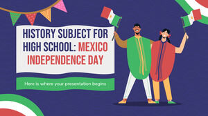 Przedmiot historii w szkole średniej: Dzień Niepodległości Meksyku