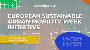 Initiative de la semaine européenne de la mobilité urbaine durable