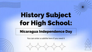 Matéria de História para o Ensino Médio: Dia da Independência da Nicarágua