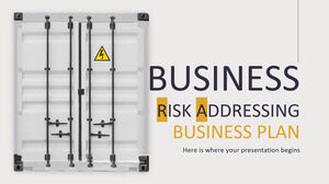 Geschäftsplan zur Adressierung von Geschäftsrisiken