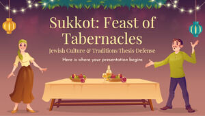 Sucot: Festa dos Tabernáculos - Cultura e Tradições Judaicas Defesa de Tese