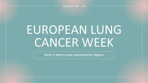 Avrupa Akciğer Kanseri Haftası