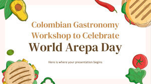 Atelier de gastronomie colombienne pour célébrer la Journée mondiale de l'Arepa