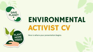 CV de ativista ambiental