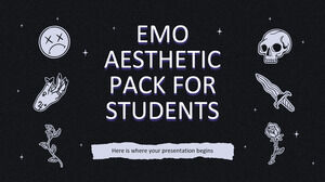 Pachet Emo Aesthetic pentru studenți