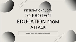 Ziua internațională pentru protejarea educației împotriva atacurilor