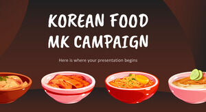Campania MK cu mâncare coreeană