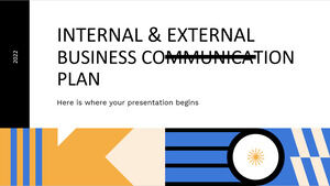 內部和外部業務溝通計劃